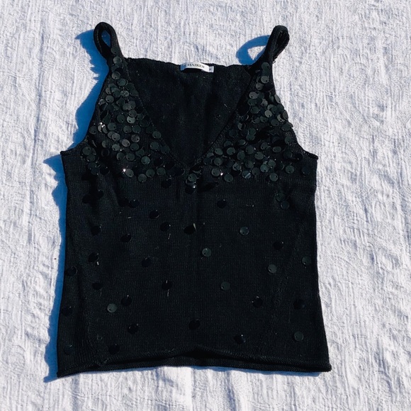 CHAIKEN**Beautiful Leather Emb. Top**Med. $445 - Picture 2 of 7